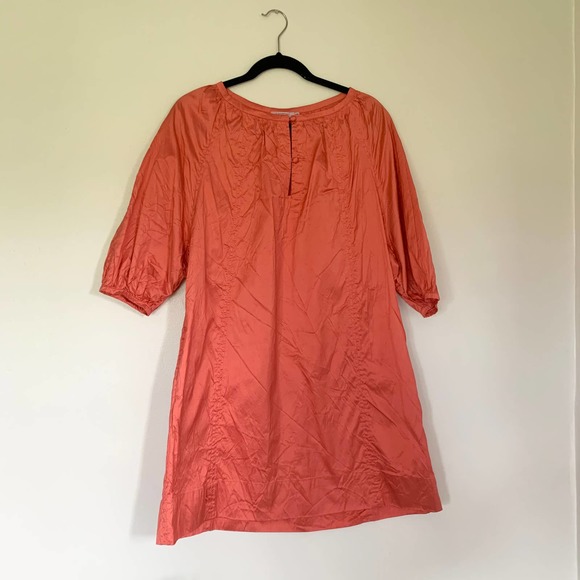 Calypso Silk Coral Shift Dress XS - Picture 1 of 6
